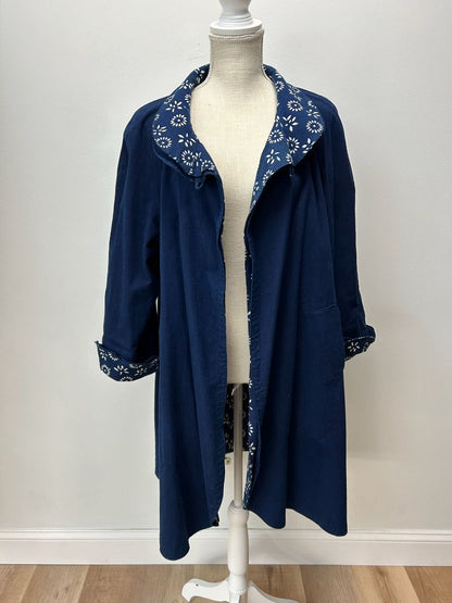 Blue Blue DragonFly Reversible Coat, L/XL